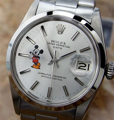 rolex mickey watch